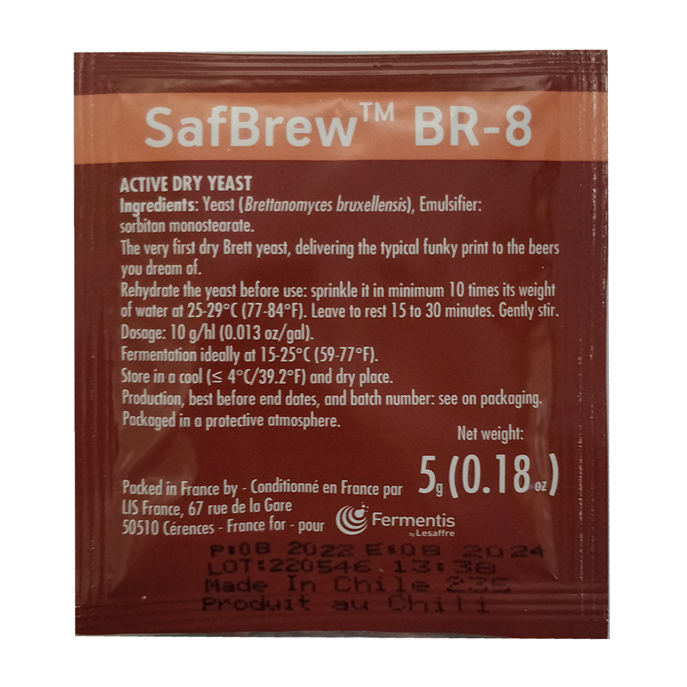 Brettanomyces bruxellensis SafBrew™ BR-8 
