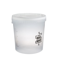 Transparent fermentation bucket 33 L