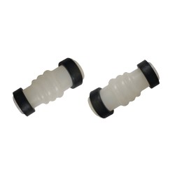 GF30 Top/Bottom Pump Silicone Tubes (2) with Fixing Rings (4)