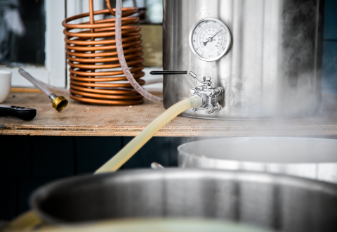 Brewing with mash - a real home brewery!